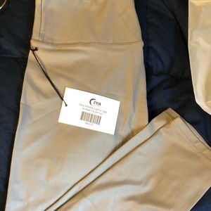 NWT Zyia Gray Metallic Light n Tight Hi Rise